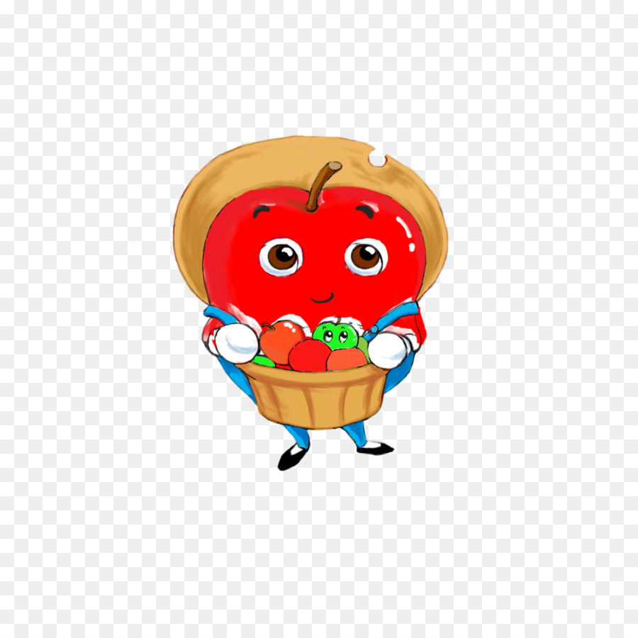 Symbol - roter Apfel