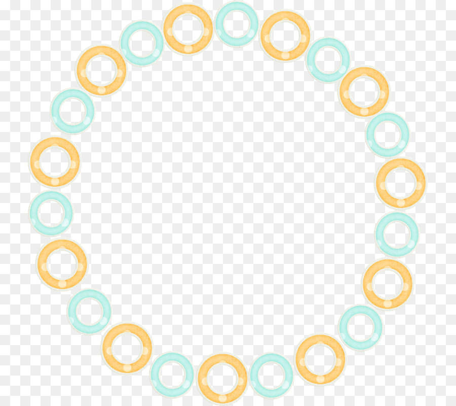 Area del cerchio Giallo Clip art - Semplice ed elegante anello