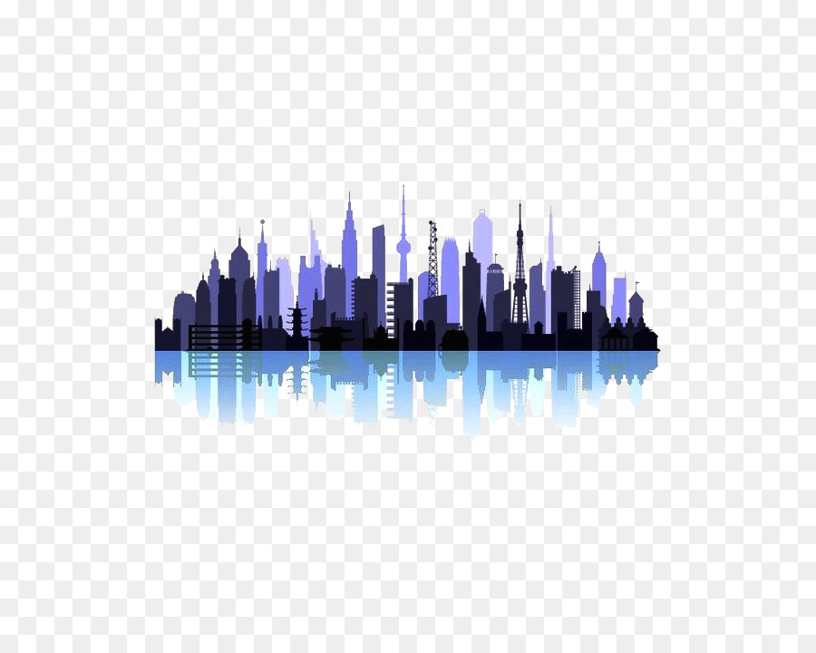 City Skyline Silhouette png download - 600*716 - Free Transparent Oriental  Pearl Tower png Download. - CleanPNG / KissPNG