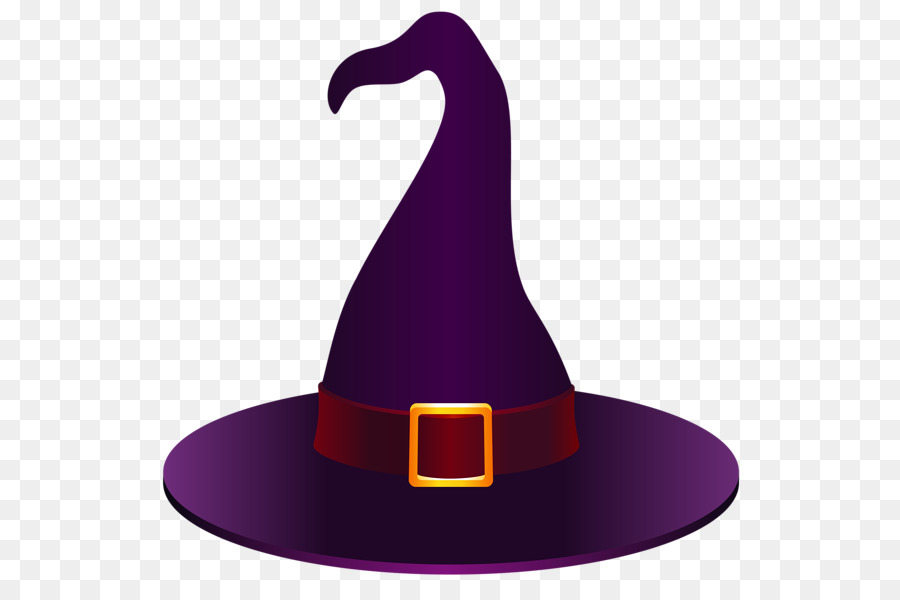 Cappello strega Clip art - Viola cappello strega di Halloween creativo
