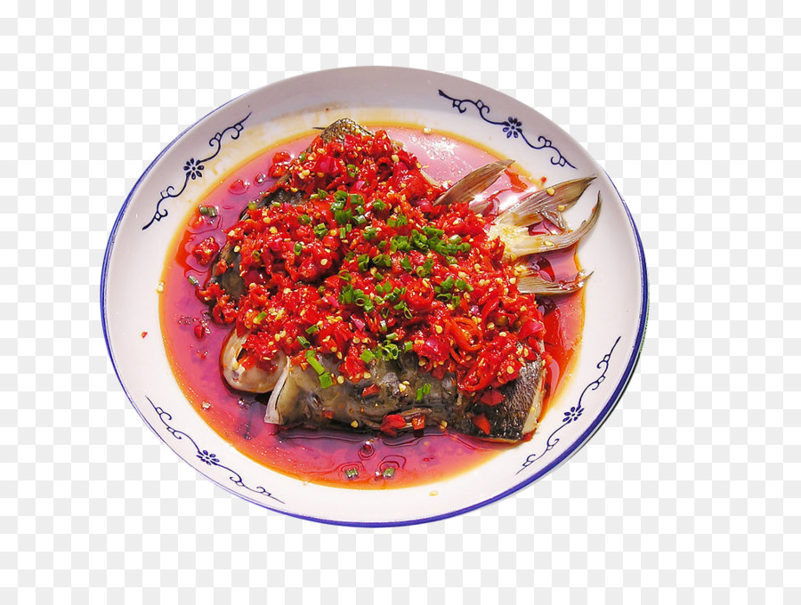 Asiatische Küche, chinesische Küche Hunan Küche Kochen Lebensmittel - Fisch Kopf