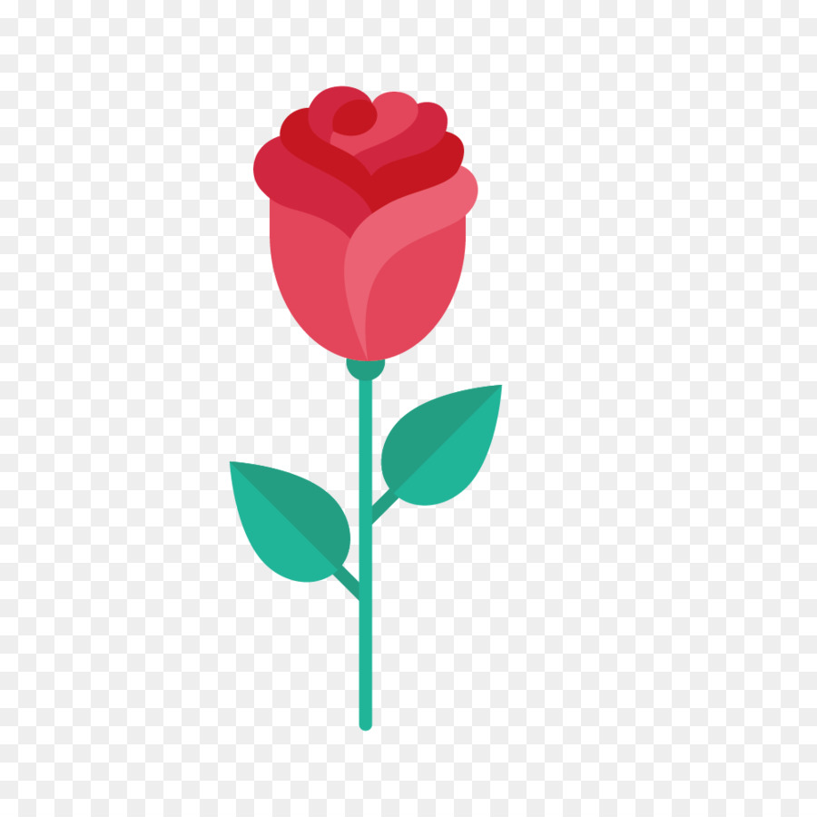 Rose Ngày Valentine Clip nghệ thuật - Rose mô hình phẳng