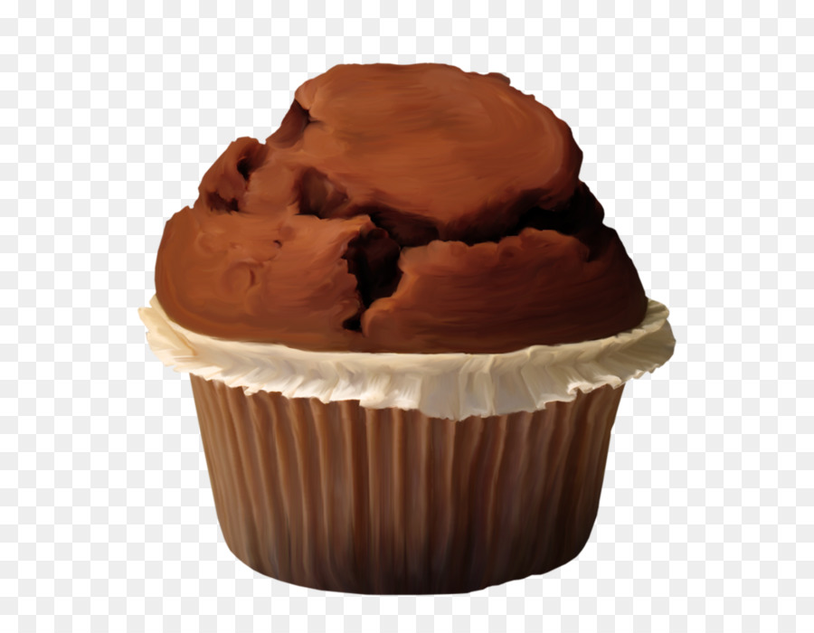 Cupcake-Schoko-Kuchen Obstkuchen vom Blech-clipart - Hand-lackiert Schokolade cupcakes
