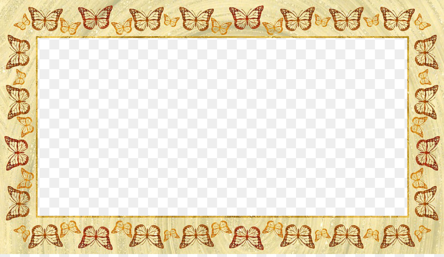 Farfalla cornice di Pixel Illustrazione - Farfalla confine