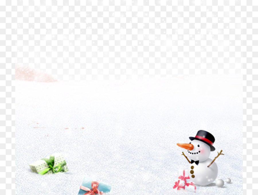 Pupazzo di neve, cartolina di Natale Bianco, Natale, albero di Natale, Fiocco di neve - Regalo Pupazzo di neve su neve