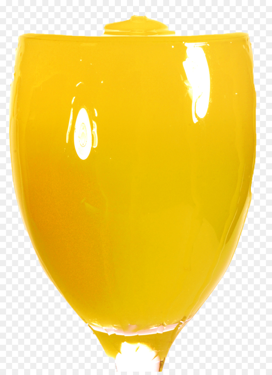 Orange Saft der Orange trinken Traubensaft - Schöne exquisite gelb Trinkglas Becher Saft