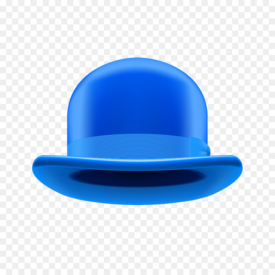 Bombetta fotografia di Stock, Illustrazione - Blu gentiluomo cappello