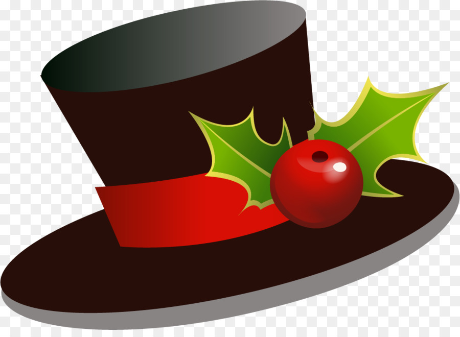 Weihnachten Handwerk clipart - Cartoon Black hat