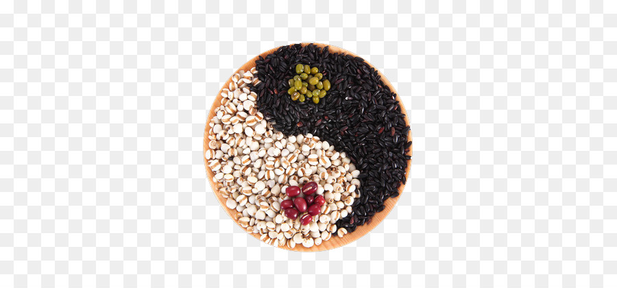 Huangdi Neijing Essen Essen Fünf Getreide Schwarzer Reis - Angeordnet ginkgo und schwarzer Reis yin und yang-Diagramm