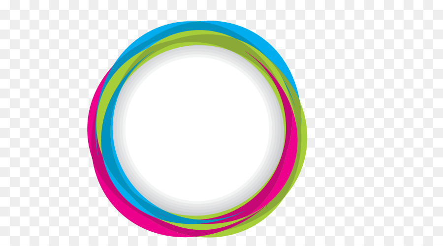 Kreis Körper piercing Schmuck Schriftart - Kreative Farb-ring