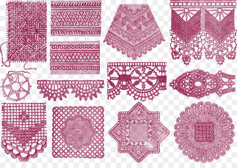 Spitze Textil - Vintage chinesische Muster