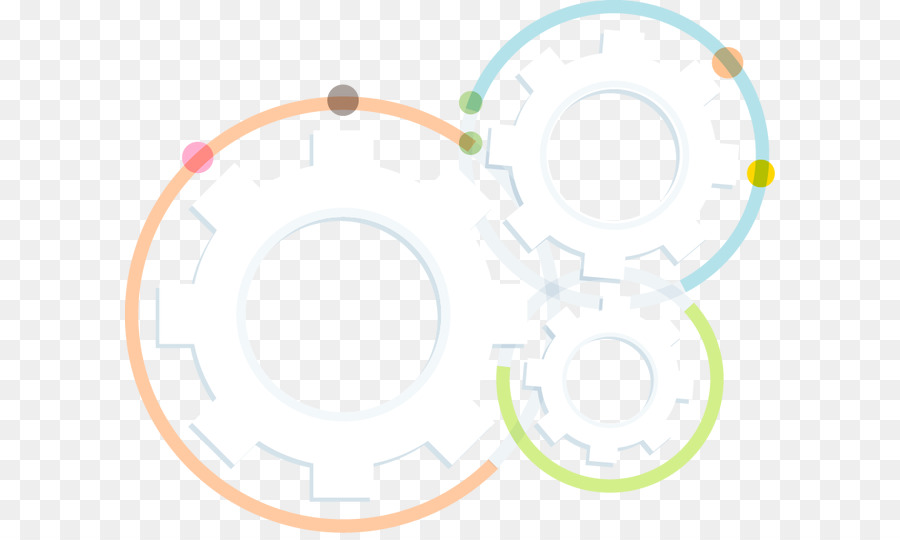 Technologie Kreis Schriftart - Geometrischer ring gear