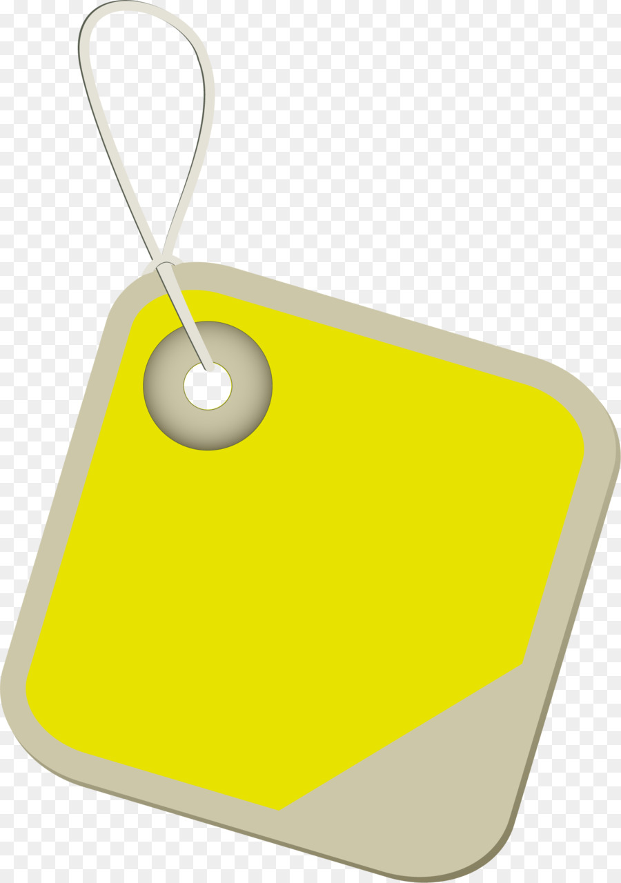 gelb - Gelbe Vektor-tag