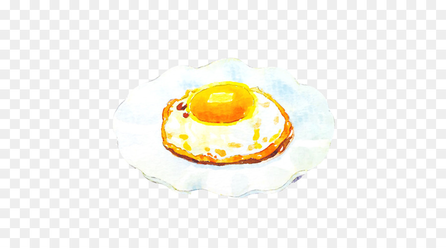 Trứng chiên khoai tây chiên Trứng sandwich Thịt Chiên cơm - Trứng chiên, tay vẽ sáng Tạo Hình