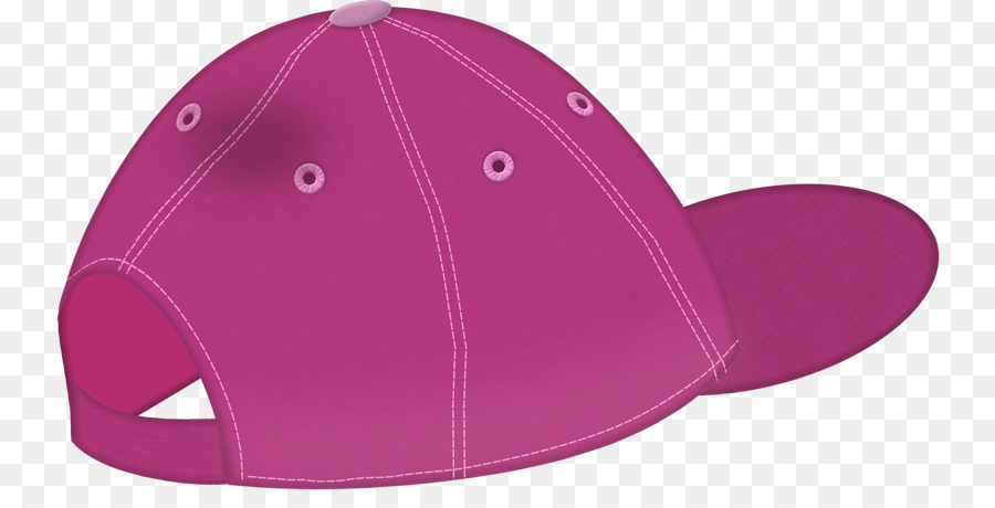 Baseball-cap-Zeichnung-Junge - rosa Hut