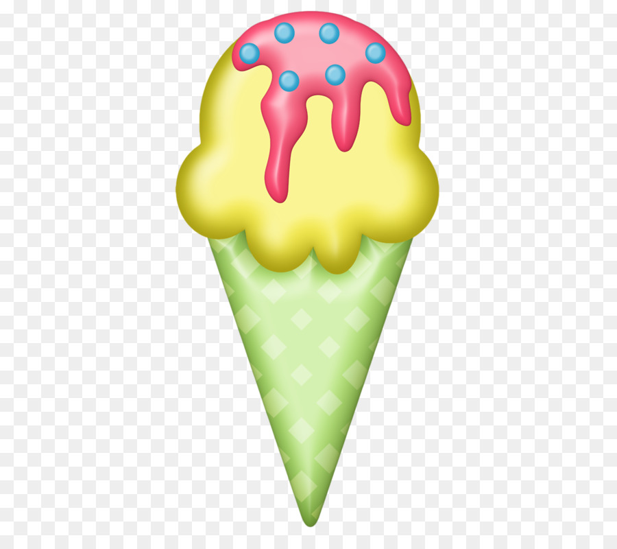 Cono gelato Frullato - colore ice cream