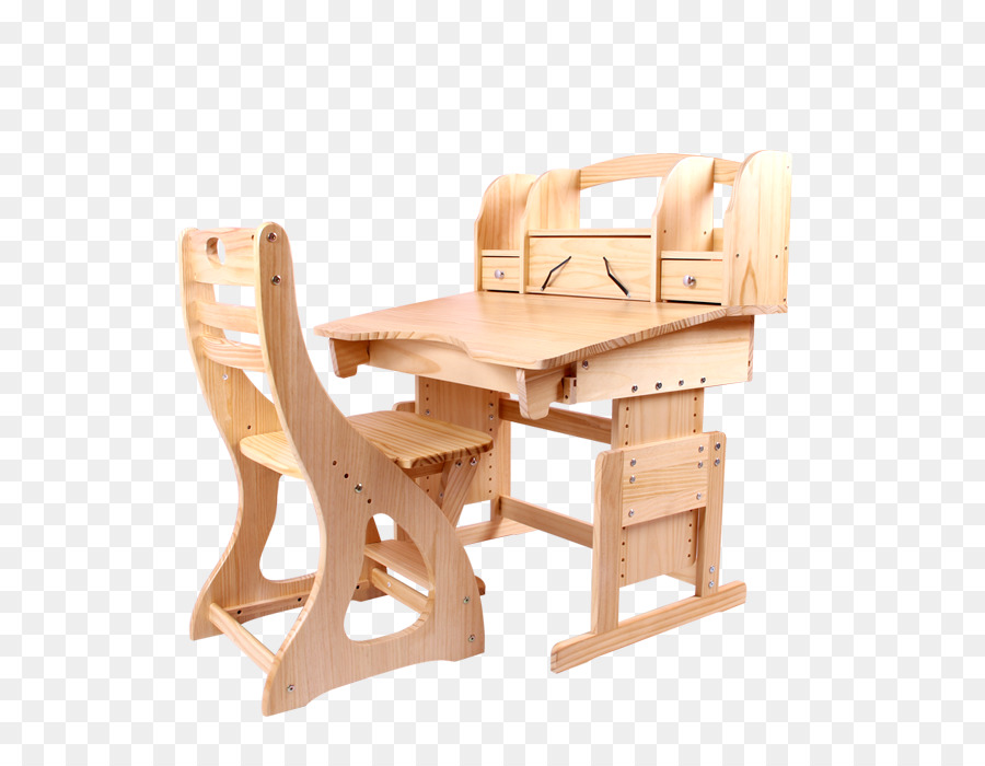 Tisch Schreibtisch Stuhl Studie Hocker - Massivholz Möbel