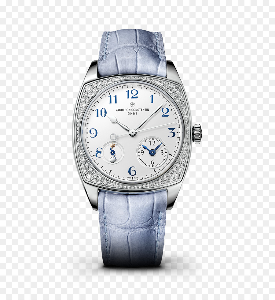 Chronometer-Uhr Gefärbt, gold-Chronograph Bewegung - Blau Vacheron Constantin Uhr Uhren weibliche form