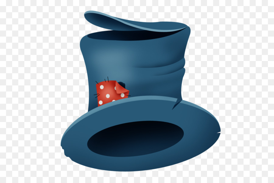 Cappello Blu Designer Sombrero - Dipinto a mano cappello blu