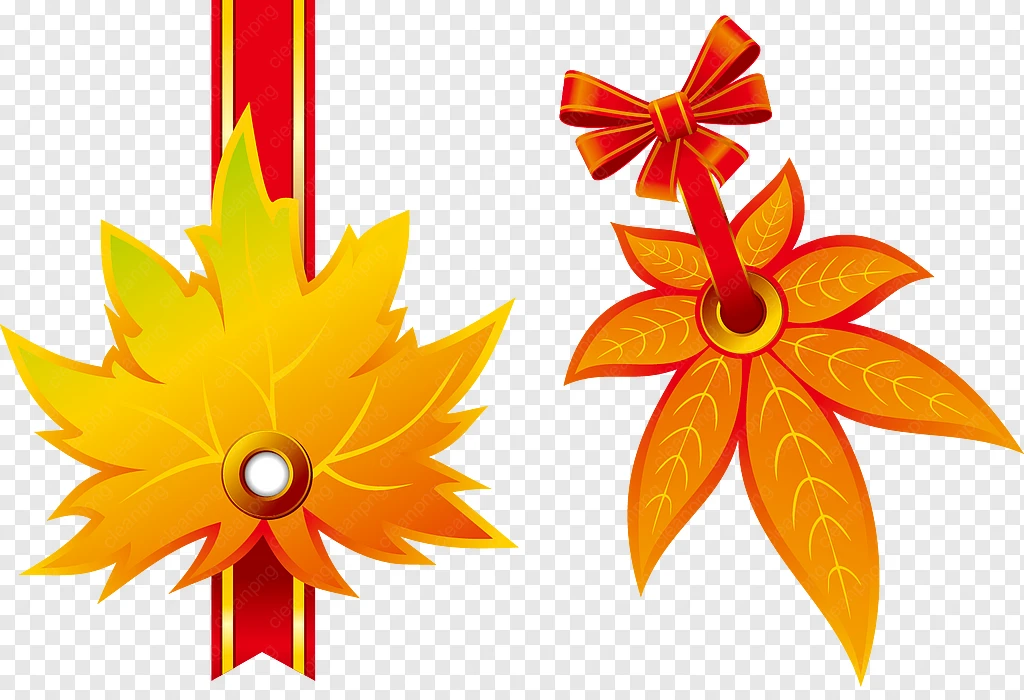 Blatt Herunterladen, Clip art - Goldene Ahornblätter im Herbst