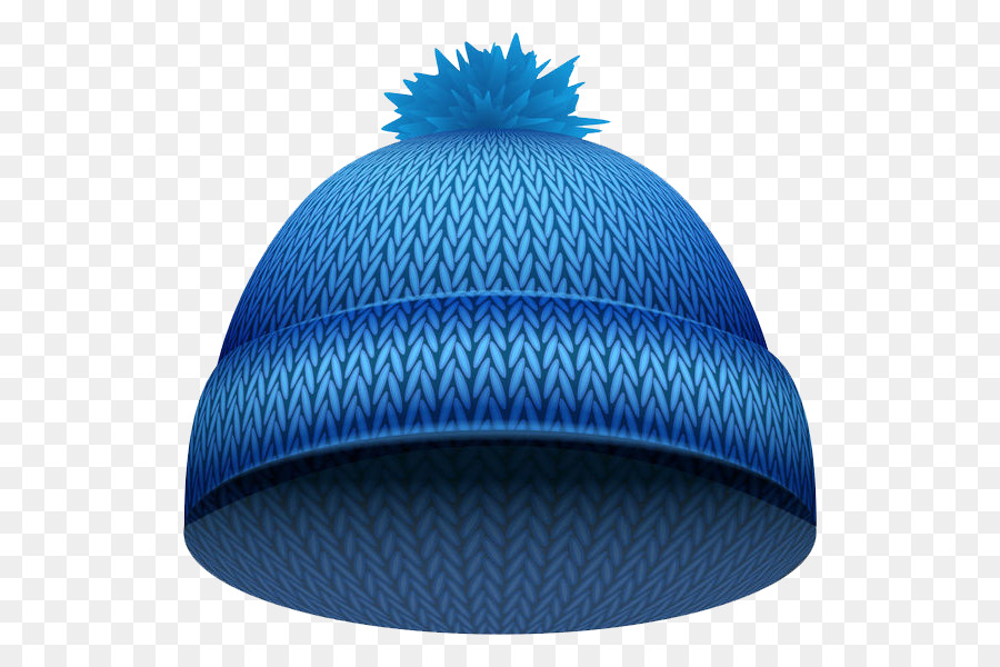 Strickmütze Mütze Wolle Stock Fotografie, Clip-art - Blaue Wolle gestrickt Hut