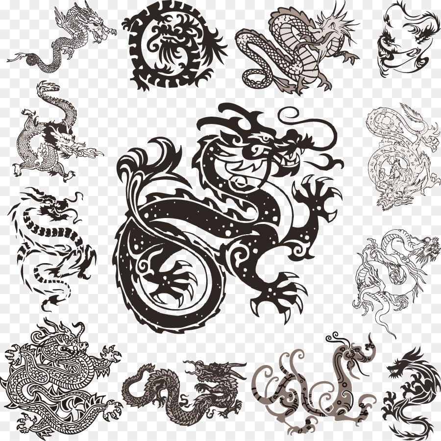 Chinese New Year Paper Cutting png download - 900*900 - Free Transparent Chinese  Dragon png Download. - CleanPNG / KissPNG