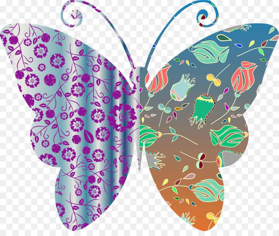 Butterfly Vintage-Kleidung Clip art - Schmetterling