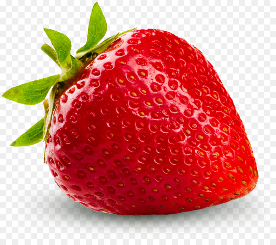 Erdbeere-Lebensmittel-Symbol - 3d-Bild gemalt, silhouette, Essen