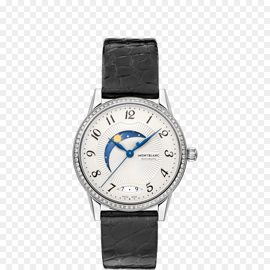 Montblanc orologio Automatico Complicazione Gioielli - Montblanc orologi forma femminile orologio di diamanti argento nero