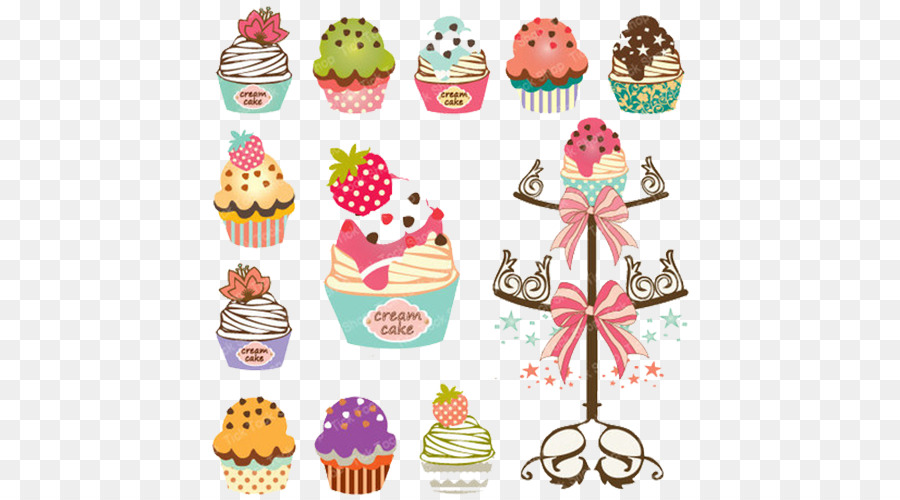 Gelato Macaron Cupcake Cheesecake - Torta di sfondo