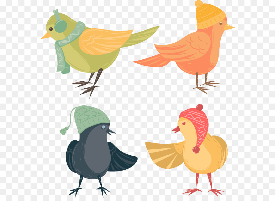 Chim Clip nghệ thuật - Mũ có thể yêu con chim