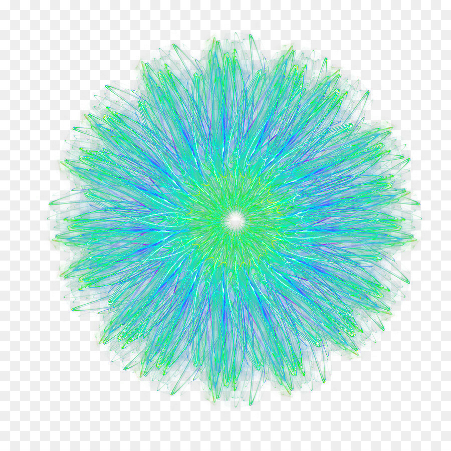 Grün Olfa Diamant-Trennscheibe Blume - Von Hand bemalt grünes Licht Effekt closeup png