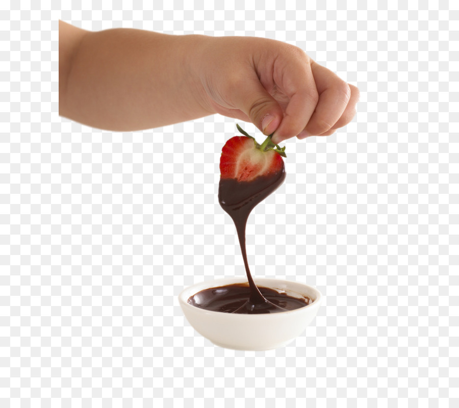 Eis Kinder-Schoko-Muffin-Schokolade-Sirup - Kinder halten gewickelt Schokoladensauce Erdbeeren