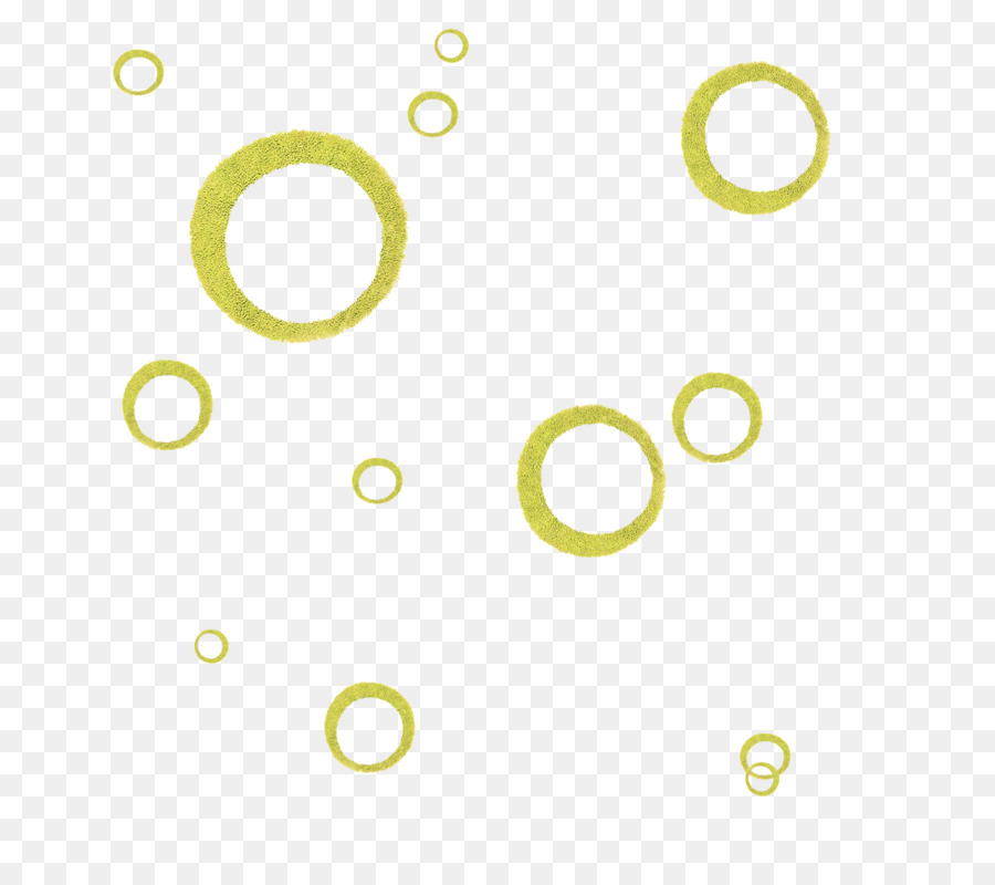 Cerchio giallo gioielli penetranti del Corpo del Carattere - galleggiante cerchio