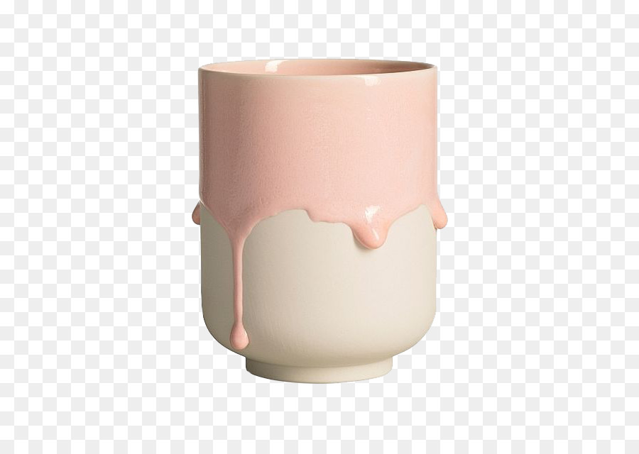 Tè Tazza Tazza Di Ceramica Rosa - Rosa fatto a mano tazza di latte