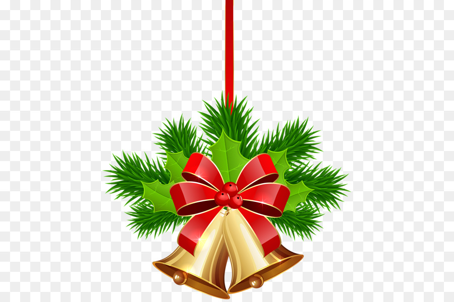 Jingle bell Clip-art - Schön dekoriert Weihnachten Glocke element