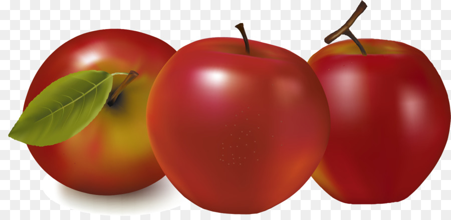 Royalty-free Apple Obst-Illustration - Vektor lackiert apple