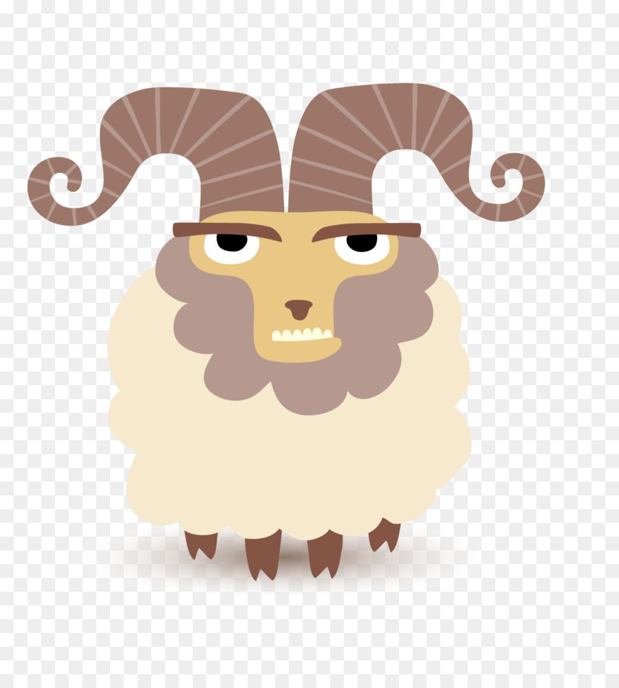 Ziege, Schaf, Abbildung - süße Lamm