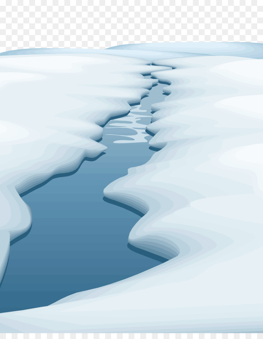 Poster Gletscher - Vektor-cartoon-Eis-und-Schnee-Welt-material