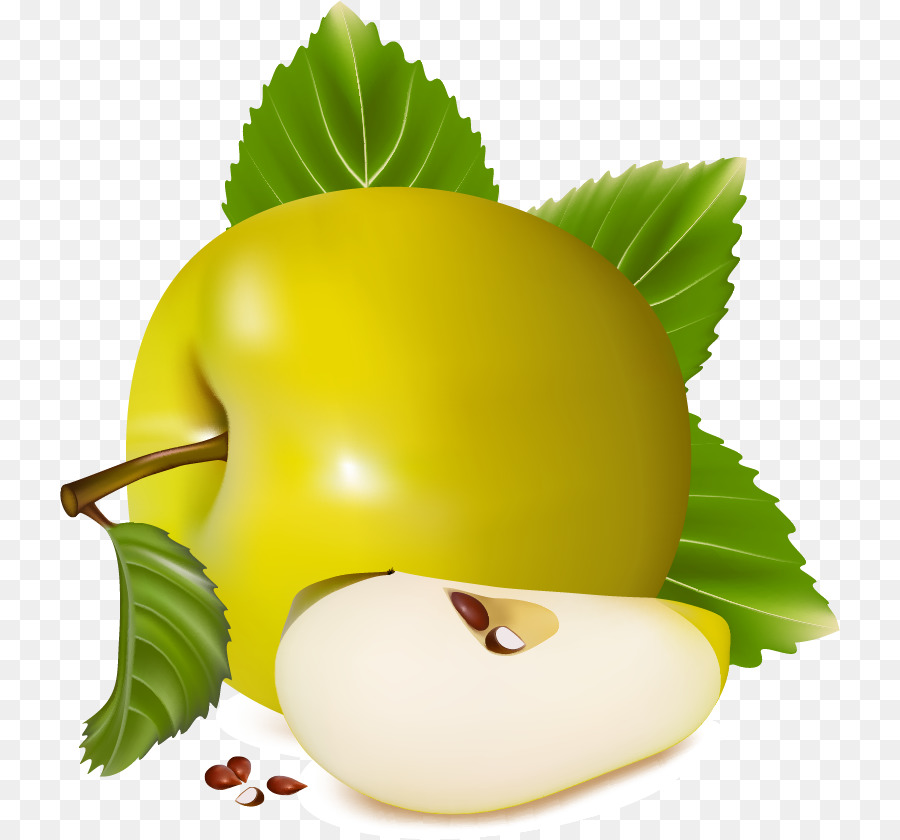 ClipArt Apple - PNG mela verde vettoriale materiale