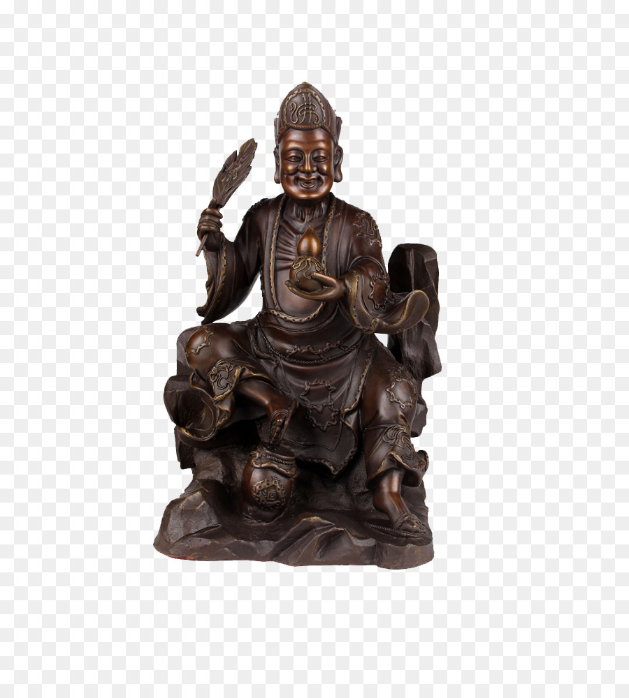 Statua In Rame Scultura Tmall - Jigong Buddha Vivente