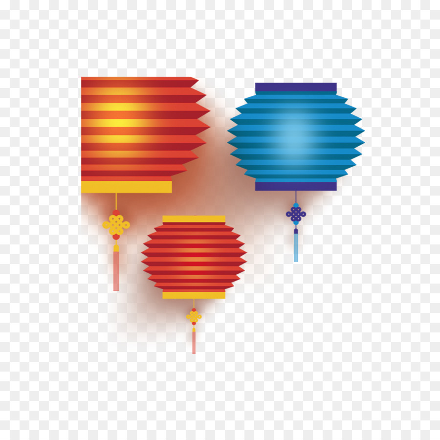 Transparenz und Transluzenz Symbol - Bunte Lampions dekoriert