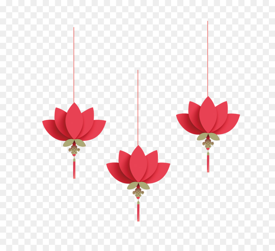 Licht Laterne - Red Lotus