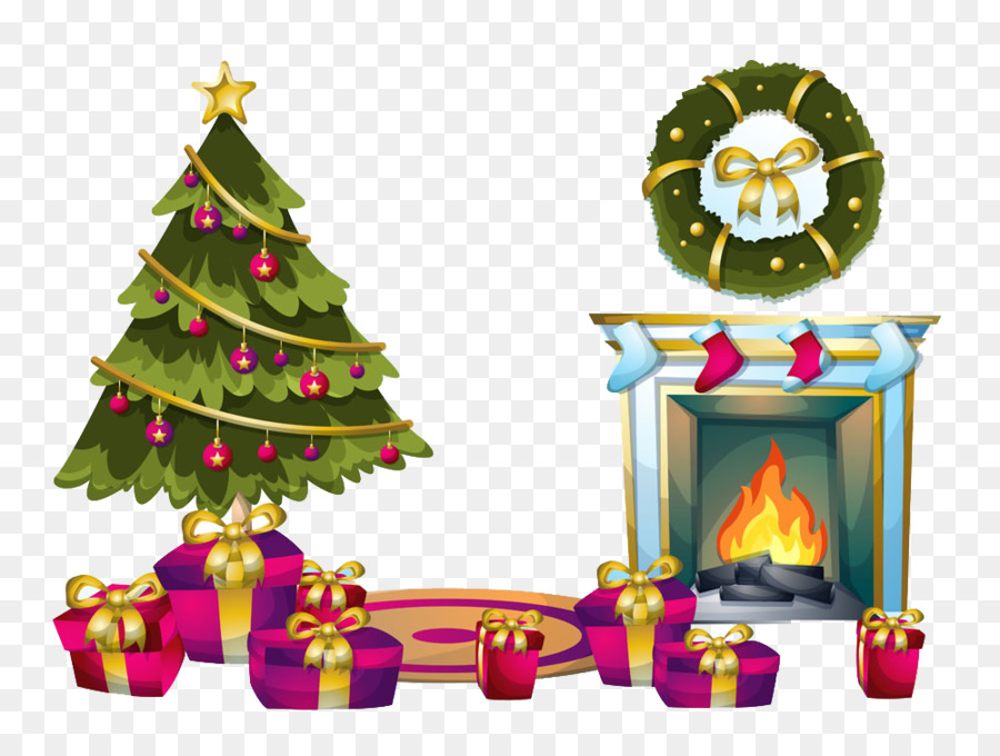 Regalo albero di Natale, Fotografia, Illustrazione - Albero di natale e regali detrazione creative HD Gratis