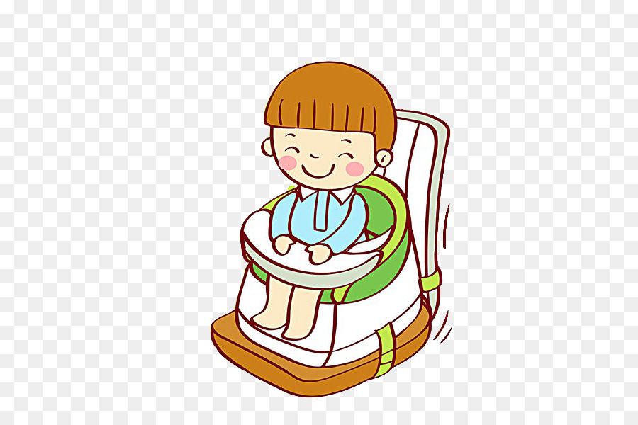Bambino Seduto fotografia di Stock, Illustrazione - Il bambino è seduto in carrozzina