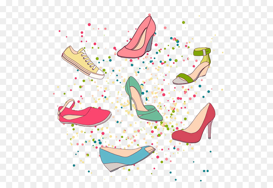 High-Heels-Schuhe-Schuh-Absatz Fashion - Farbe Schuhe