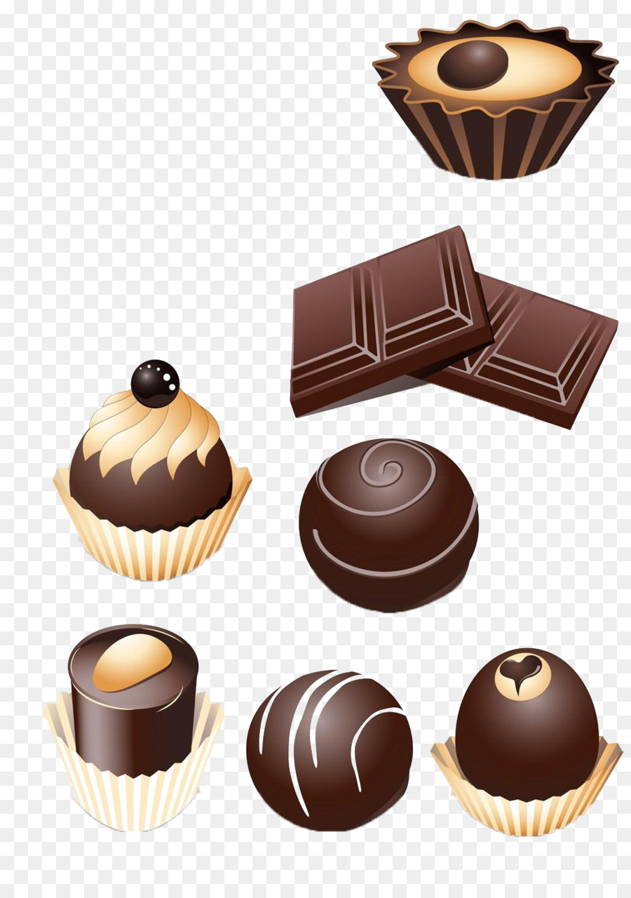 Schokoladen-Trüffel-Schokolade, die Schokoladen-pudding - Eine Breite Palette von verführerischen Schokolade-Vektor-material