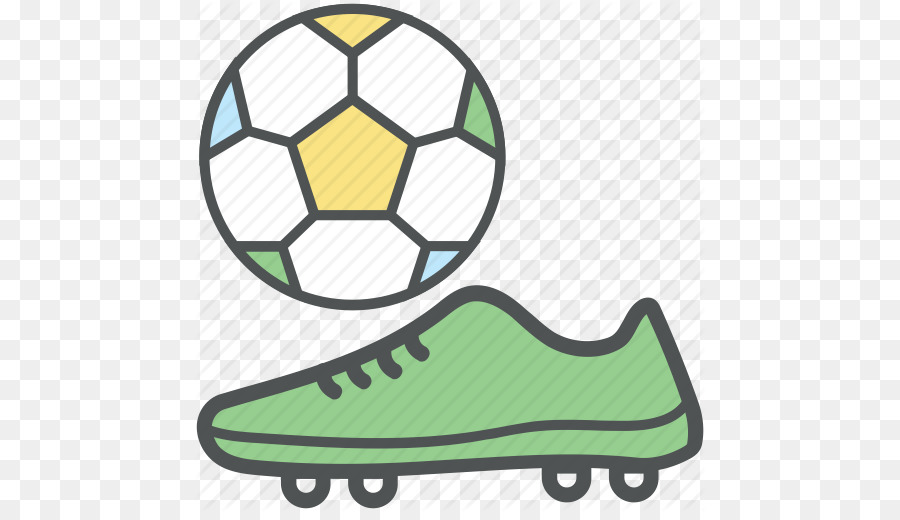 Fußball-Sport-Symbol - cartoon Schuhe