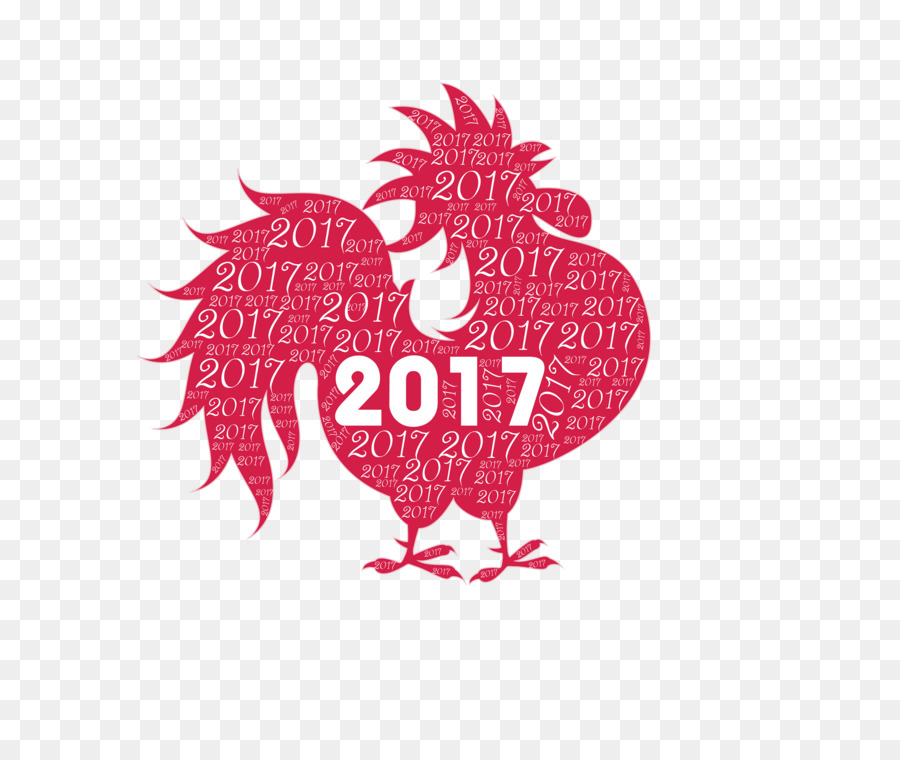 Chinese New Year Rooster Ngày đầu Năm Mới, Năm thẻ - 2017 Năm của Rooster bóng tài liệu