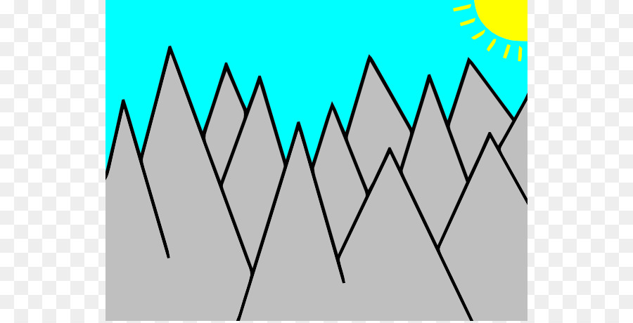 Cố Núi Mở rộng Véc tơ đồ Họa Clip nghệ thuật - phim hoạt hình ảnh của ngọn núi
